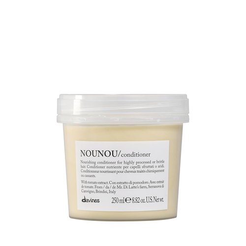 Davines NOUNOU Conditioner - Hydrating Deep Conditioner for Damaged & Chemically Processed Hair | 8.45 fl oz