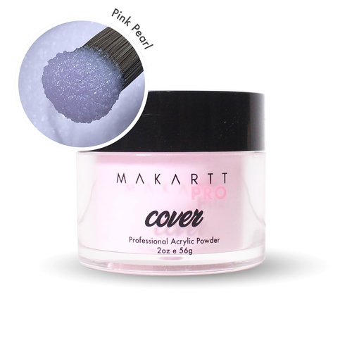 MakarttPro Acrylic Powder - Durable, Easy-Apply Formula for Nail Extensions & Art - 56g/2oz - Pink Pearl
