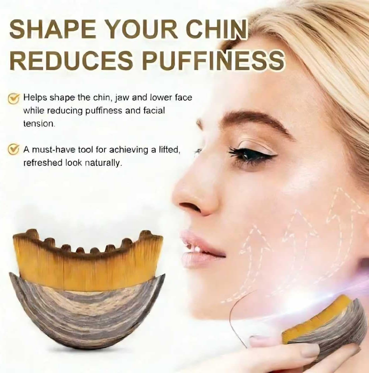 Skiennix Lymphatic Contour Face Brush Set - Sculpting & Detox for Anti-Puffiness | Travel-Friendly Design