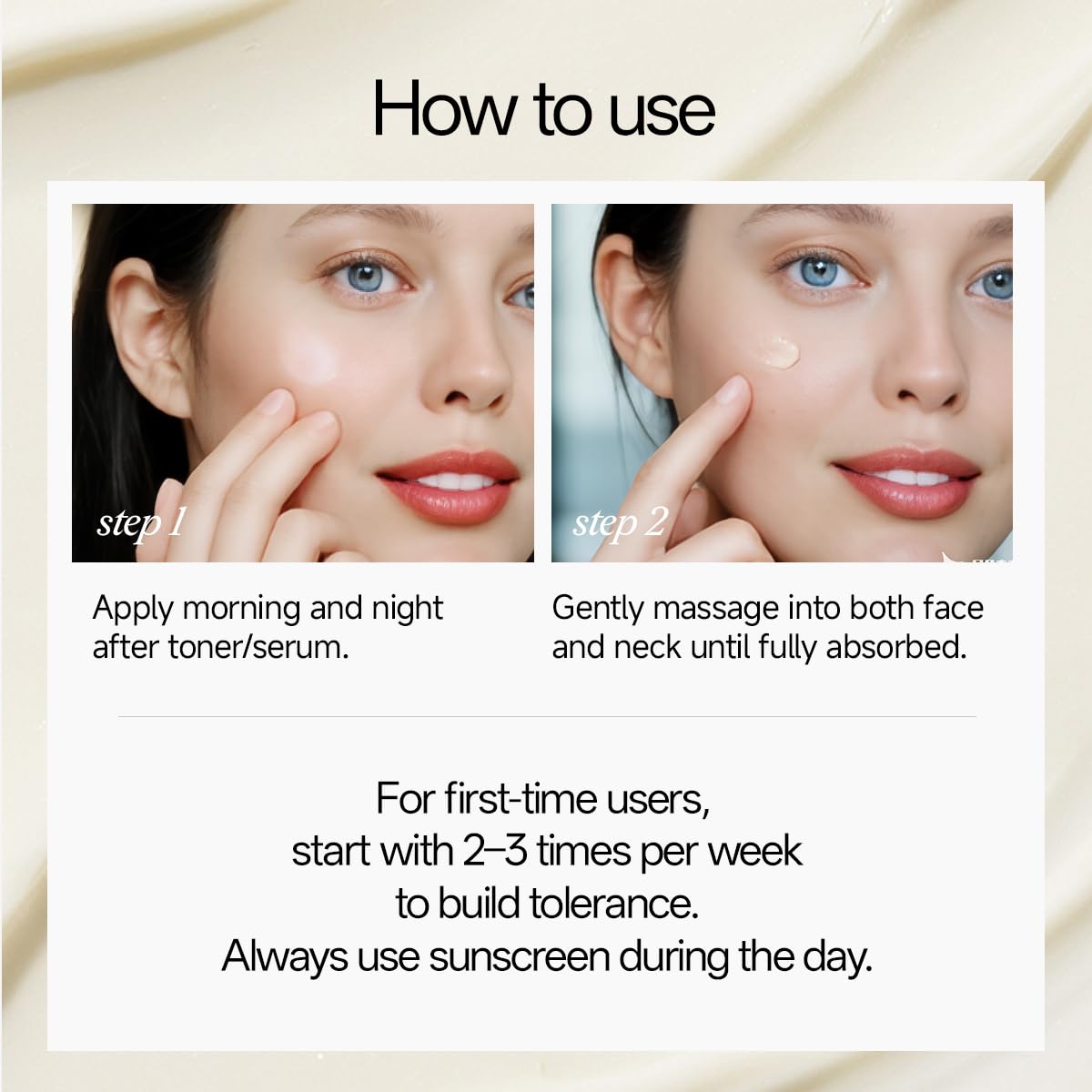 WNP Gentle Retinol Cream - Anti-Aging Night Moisturizer for Sensitive Skin | 10x Deep Hydration with Ceramides & Peptides