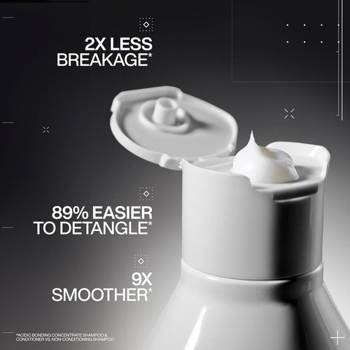 Redken Acidic Bonding Concentrate Conditioner - Strengthens & Repairs Damaged Hair, Sulfate-Free, With Citric Acid