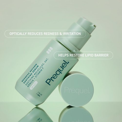 Prequel Skin Redness Reform - Calming Face Serum with Oat Extract for Sensitive Skin | 1oz Pump