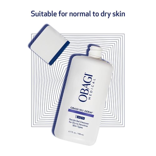 Obagi Nu-Derm Gentle Face Cleanser - Soothing Formula for All Skin Types | 6.7 oz