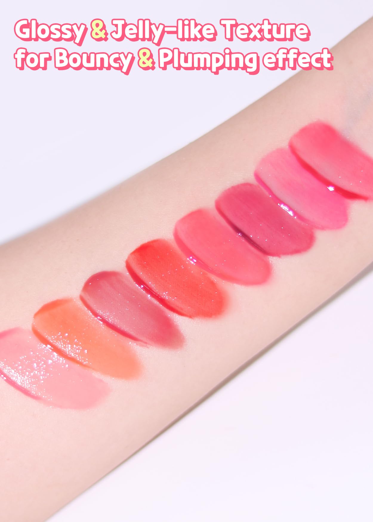 COLORGRAM Juicy Drop Tint 08 Berry Pink | Juicy Lip Gloss, Glowing Lip Stain with Fruity Colors, Buildable & Blendable, Highly Pigmented