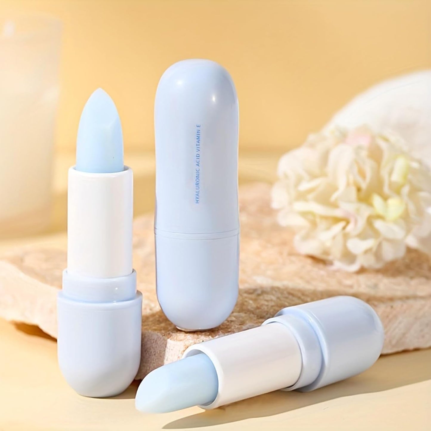 Skiennix Hyaluronic Acid Lip Balm - Hydrating & Soothing Formula | 2 Pack for Soft, Smooth Lips