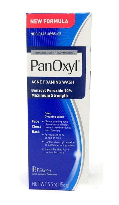 Panoxyl Acne Foaming Wash - Powerful Cleansing Formula for Clear Skin | 8 oz