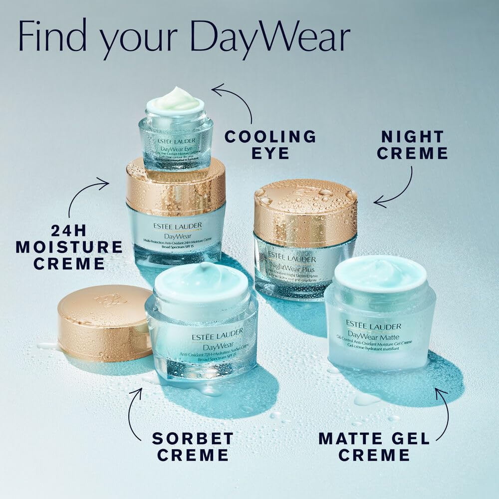 Estée Lauder DayWear Moisturizer - Anti-Aging 24H Hydration Cream with SPF 15 | 1.7 Oz (Pack of 2)