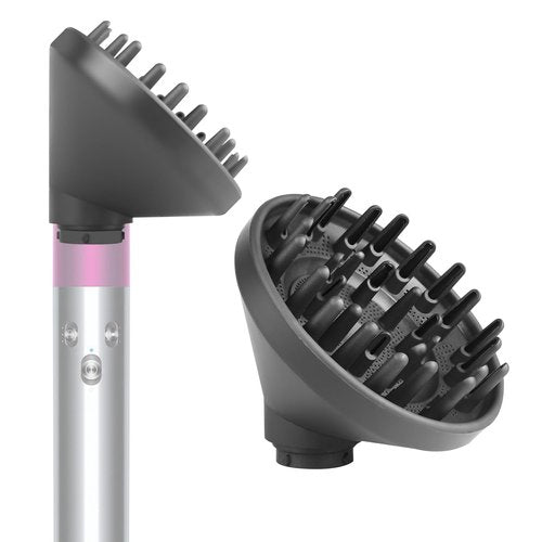 Dyson Upgraded Diffuser Attachment - Converts Airwrap Styler to Hair Dryer Nozzle, Grey