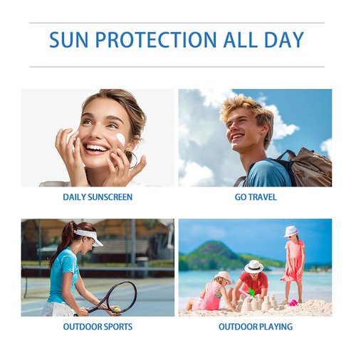 Centella Sunscreen SPF 50, Face Sun Screen Long-Lasting Protection, Cen-tella Madagascar Sunscreen, NO White Cast - Dry Oily Skincare,Moisturizing Non-Sticky Centella Water-Fit Sun Serum for All Skin