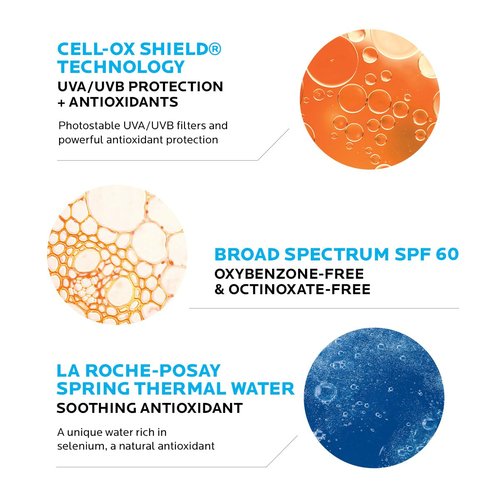 La Roche-Posay Anthelios Melt-In Milk Sunscreen SPF 60 - Lightweight, Oil-Free Protection for Body & Face