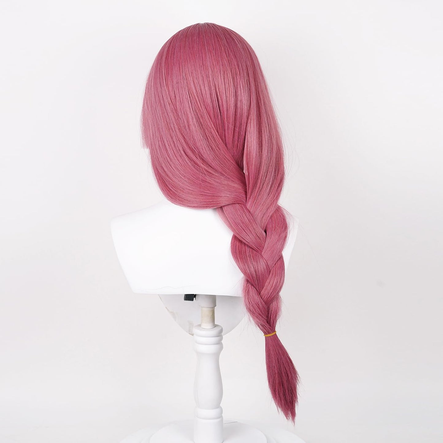 Cosplay Wig Anime Bocchi the Rock Hiroi Kikuri Pink Red Wig with Braids Women High Temperature Silk Hair Replacement Wigs for Girl Costumes Party Christmas Halloween Daily Wear(Hiroi Kikuri)