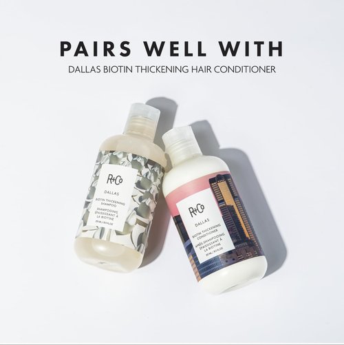 R+Co DALLAS Biotin Thickening Shampoo – Volumizing & Strengthening Hair Cleanser, All Hair Types
