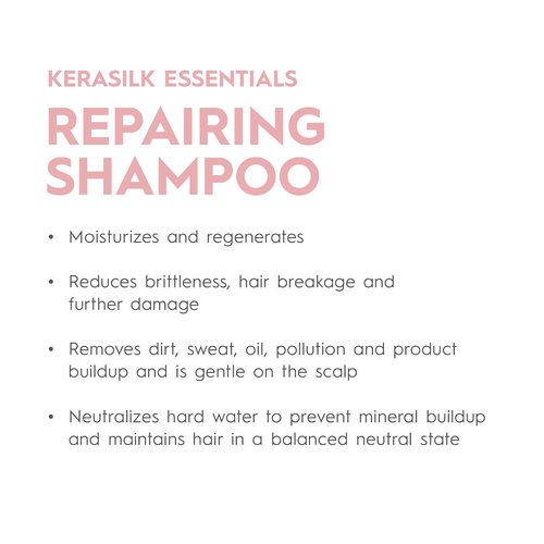 KERASILK Repairing Shampoo - Nourishing Formula for Damaged Hair | 8.5 oz