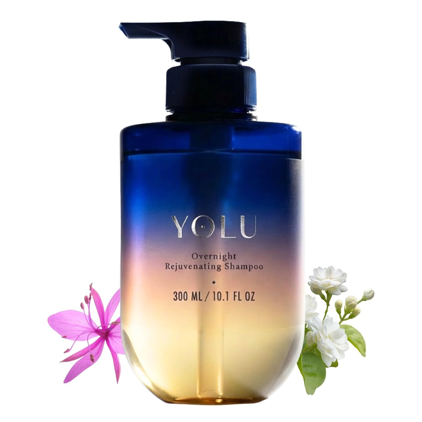 YOLU - Sulfate-Free Shampoo for All Hair Types - Night Repair with Alpine Willow Extract - 10.1 fl oz