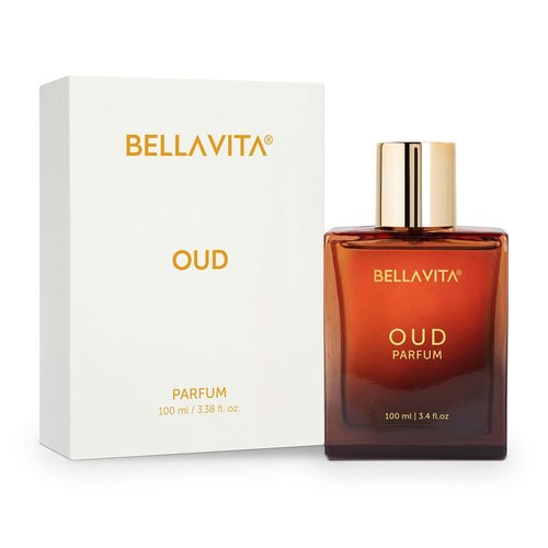 Bellavita Luxury OUD Eau de Parfum | 100 ml (3.4 fl.oz.) | Perfume for Men and Women | Woody, Caramel, Floral Oud, and Musk Notes | Long Lasting Unisex Fragrance