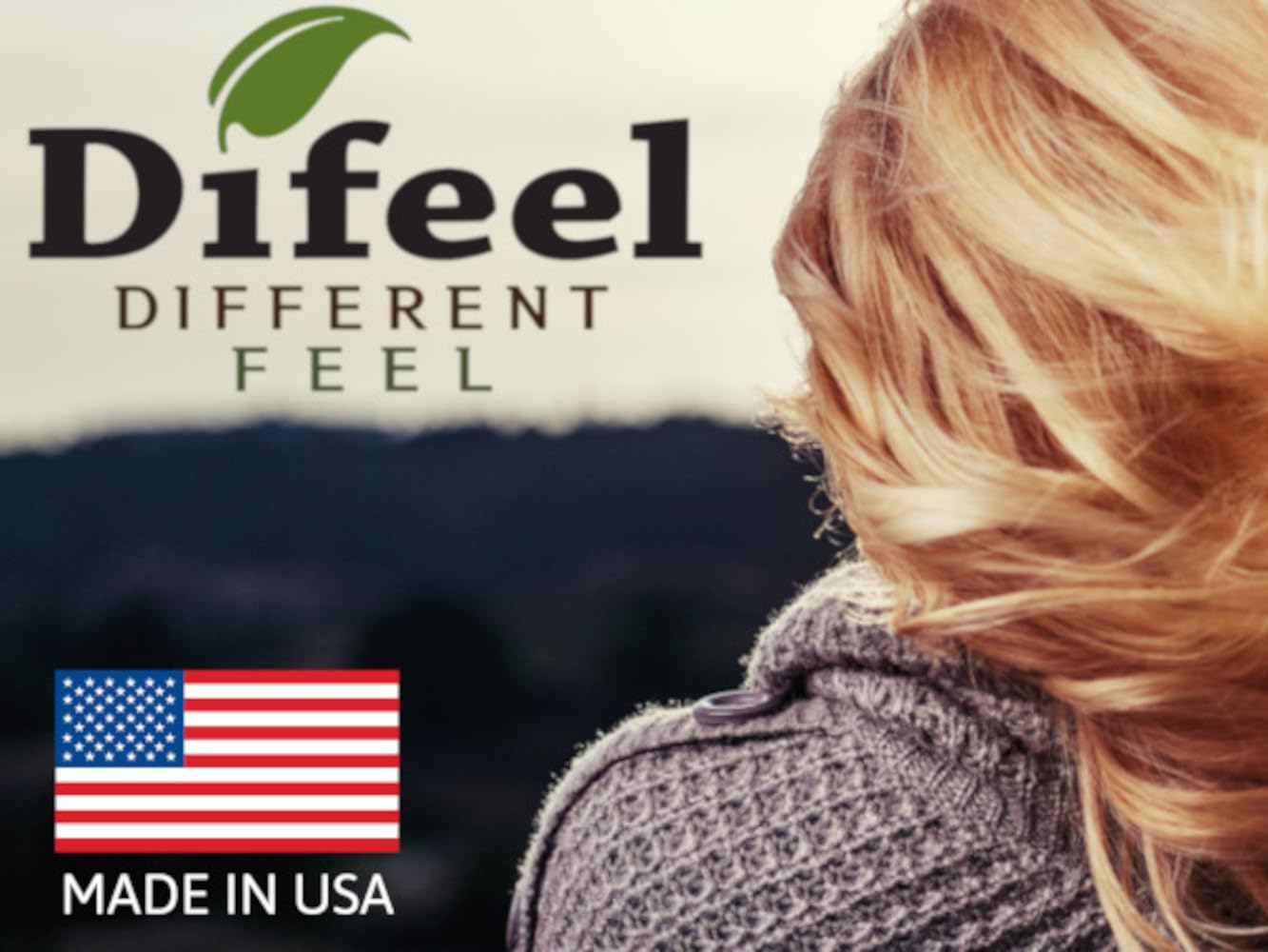 Difeel Biotin Hair Growth Oil - Premium Curl Enhancer, 2.5 oz for Nourished Hair