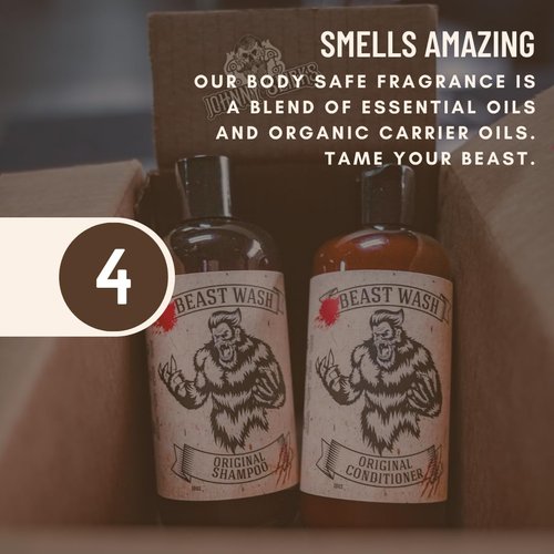 Johnny Slicks Hair Cleaning Kit | Organic Shampoo & Conditioner for Scalp Hydration - 2 Piece Set