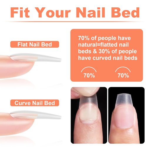 EODCI Soft Gel Nail Tips Glue Gel Solid Nail Glue Gel 20ml Lamp Curing Needed Solid Soak Off Glue Super Strong Nail Glue Gel for Acrylic Nails Extension Fake Nails Press On Nails