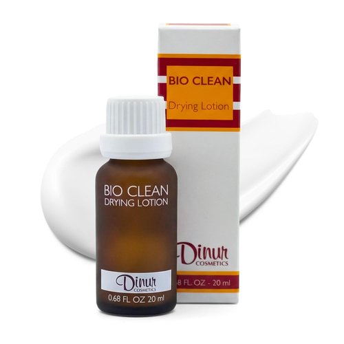 Dinur Cosmetics Bio Clean Drying Lotion - Targeted Spot Care for Oily & Blemish-Prone Skin | 0.68 fl oz