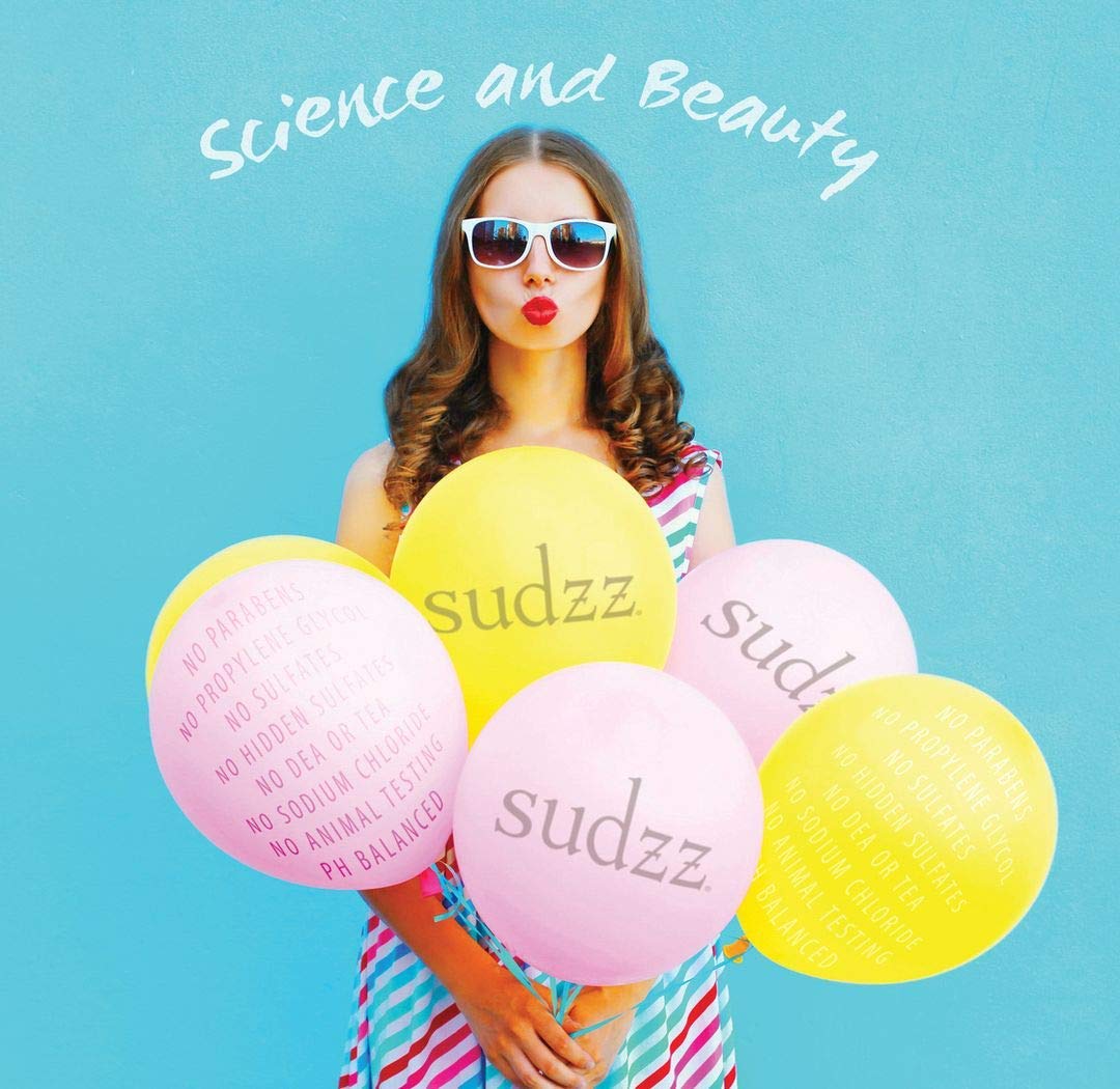 SUDZZFX BlondeAmbition Luxury Brightening Shampoo - Sulfate Free for Color Treated & Gray Hair | Travel Size 10.1 Fl Oz