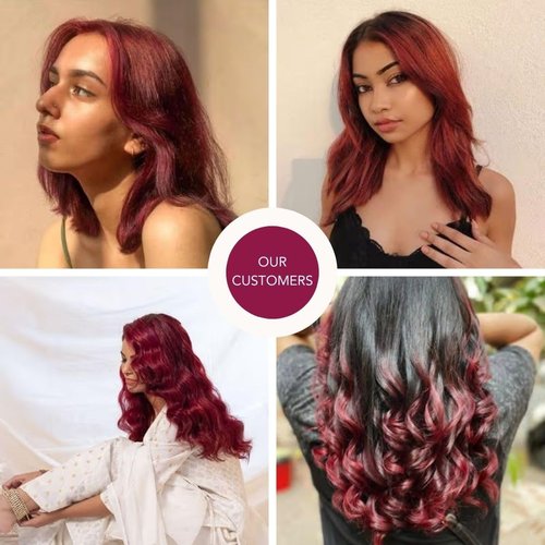 Paradyes Ruby Wine Semi Permanent Conditioner Based Hair Color Enriched with Vegan, Natural and Herbal Hair dyes - lasts up to 8-10 washes (4.2 oz)