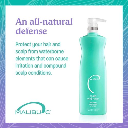 Malibu C Wellness Shampoo & Conditioner Duo - 33.8 Fl Oz | Nourishing Hair Care Set