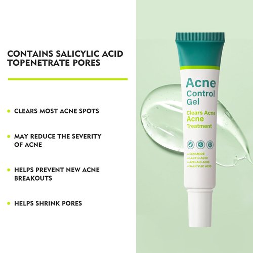 Azelaic Acid Serum 10% - Acne Treatment Gel with Salicylic Acid for Redness Reduction | 1.7 oz