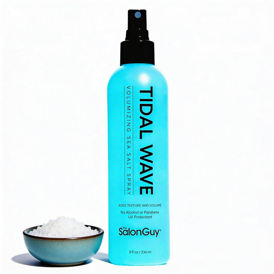 THESALONGUY Tidal Wave Sea Salt Hair Spray - Professional Volume & Texture for Beach Waves | Alcohol-Free, 8 oz