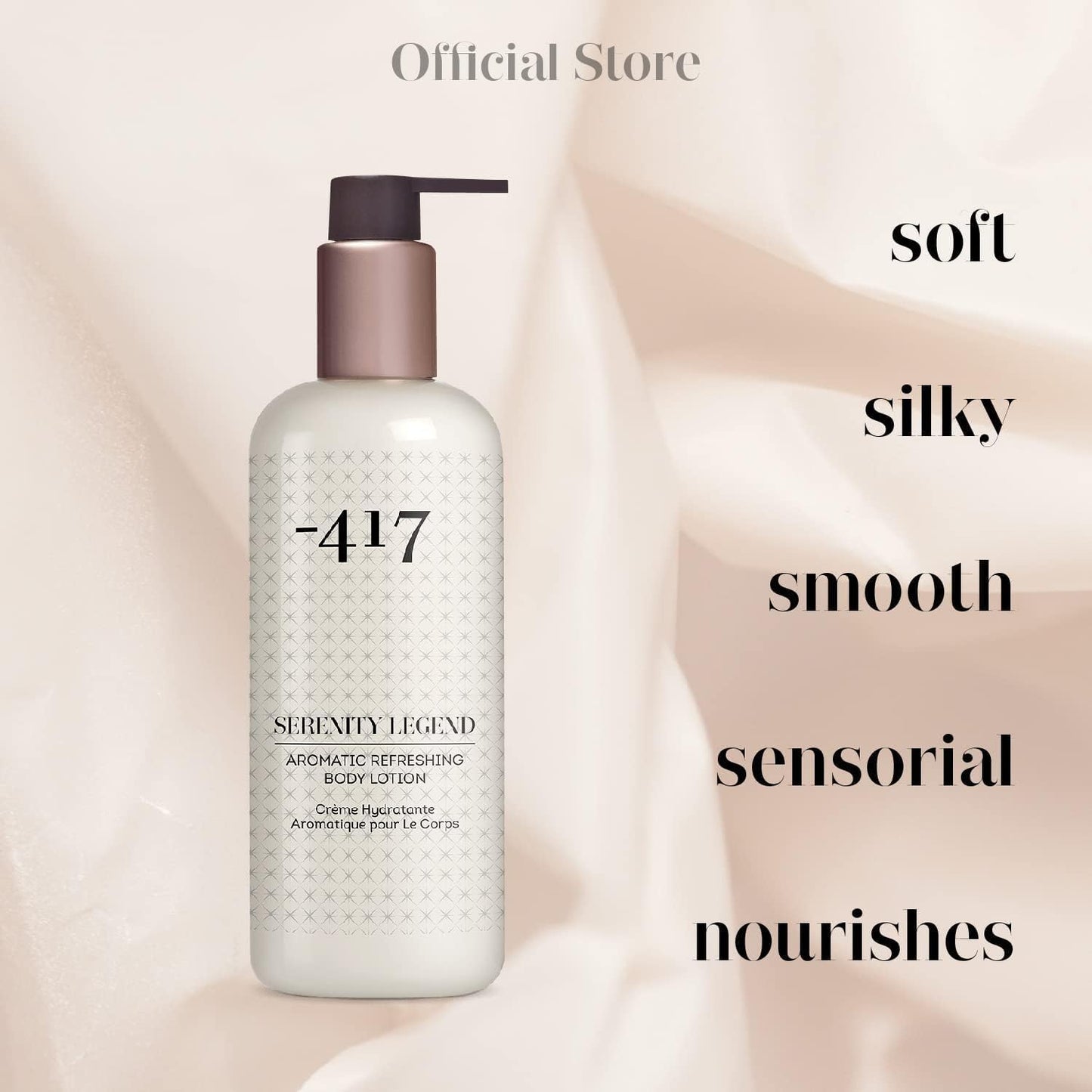 -417 Dead Sea Cosmetics Aromatic Refreshing Body Lotion - Nourishing Daily Moisturizer for Dry Skin | 11.83 oz