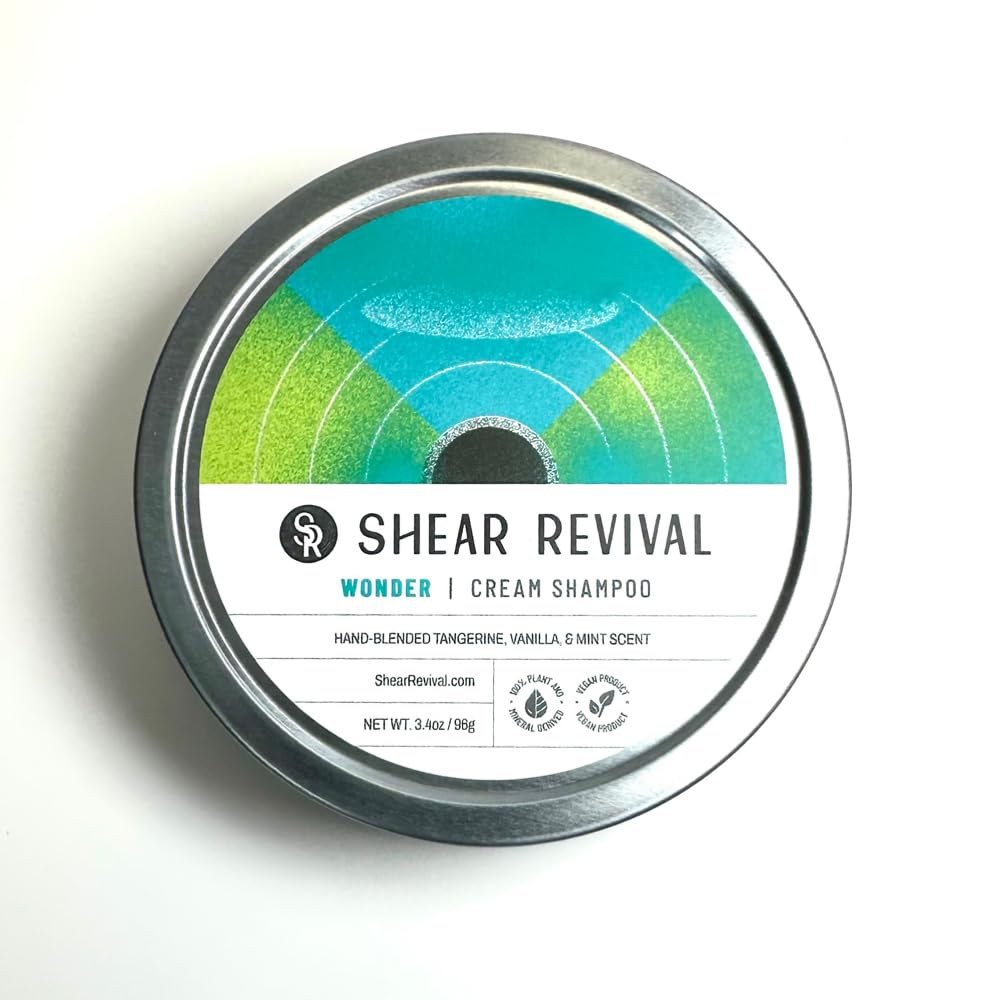 Shear Revival Wonder Shampoo - All-Natural, Sulfate-Free Cleanser for Healthy Hair & Scalp | 3.4 oz