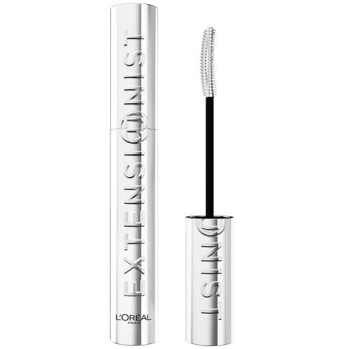 L'Oreal Paris Extensionist Mascara, Lengthening, Volumizing, and Curling Formula For a Lash Extension Eye Makeup Look, Washable Blackest Black