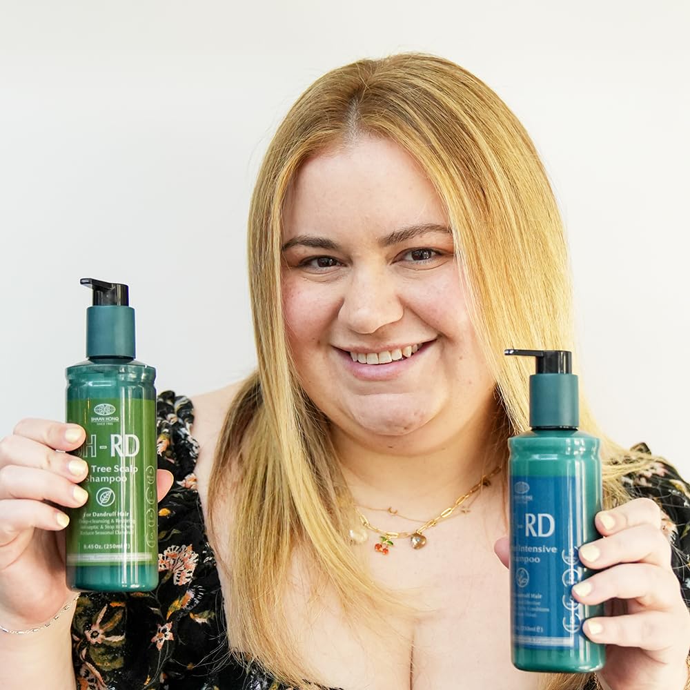 SH-RD Tea Tree Shampoo - Deep Cleansing Dandruff Relief for Dry, Sensitive Scalp | 3.38oz/100ml