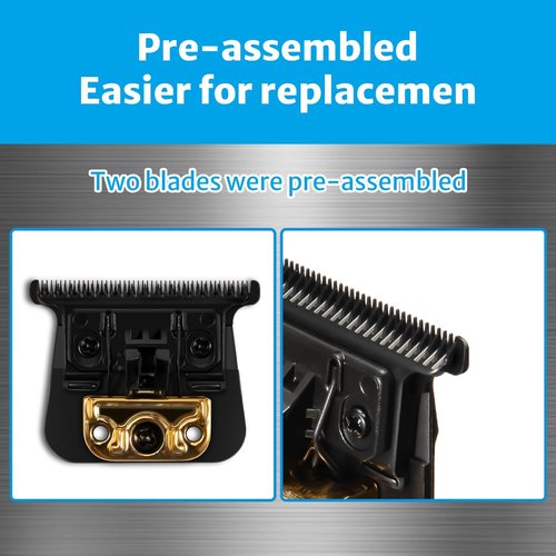 Babyliss Replacement Blades - Compatible with FX707z, FX787, FX726 - Classic Black, 1 Pack