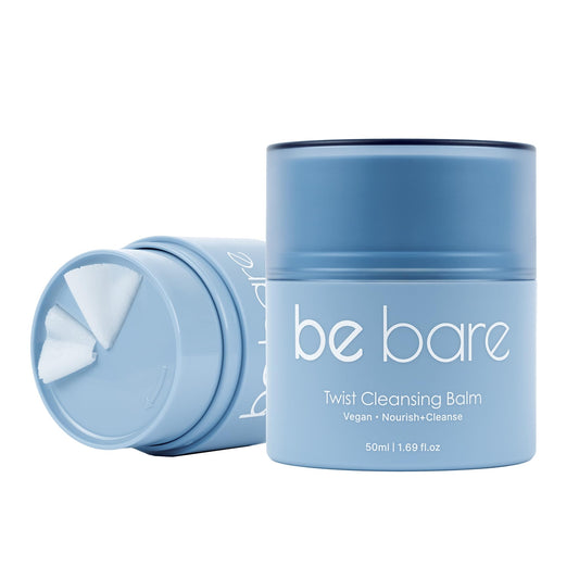 Naisture Bebare Twist Cleansing Balm with Hygienic Twist Dispenser: Cleanser for Heavy Makeup Removal & Hydrating Facial Wash for All Skin Types. Korean Vegan Skincare with Natural Oils, 1.69 Fl Oz