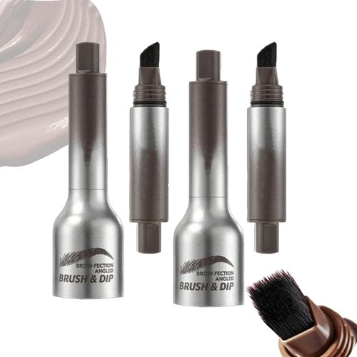 Liftique Brow Brush, Liftique Eyebrow Brush, Liftique - Instant Brow Brush, Brow Fection Angled Brush & Dip (ESPRESSOM*2)