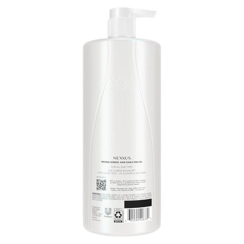 Nexxus Clean & Pure Shampoo - Detox Formula for Professional Hair Care | 33.8 oz, Sulfate & Paraben Free