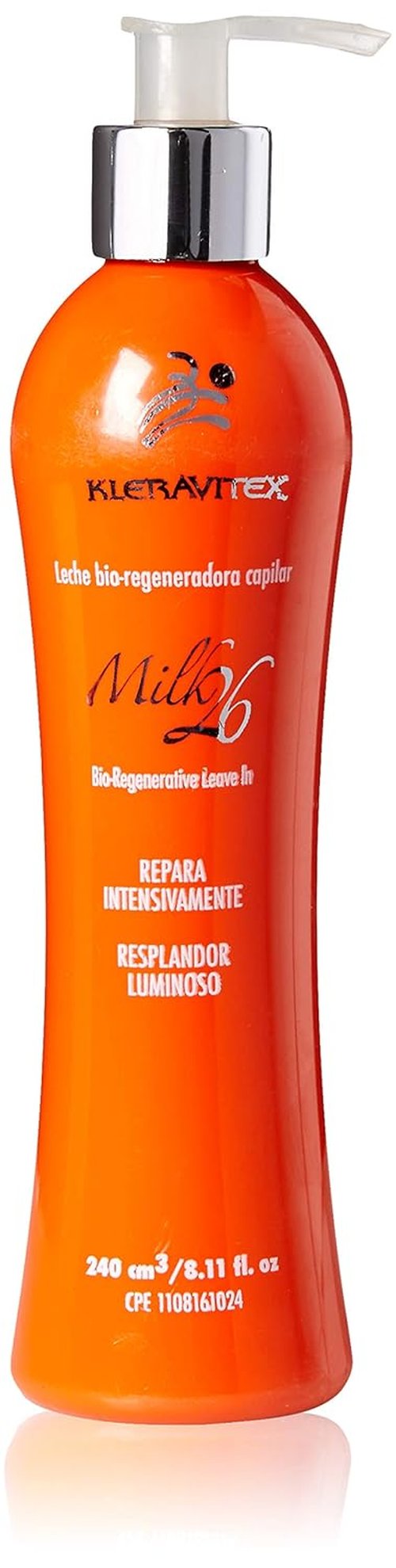 Kleravitex Milk 26 Leave-In Conditioner - 8.11 Oz | Split End Repair & Hair Growth Formula