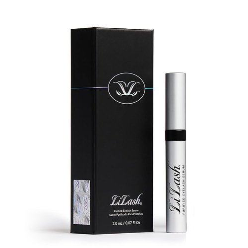 LiLash Eyelash Serum - Purified Formula for Longer, Fuller Lashes | Safe for Contacts & Sensitive Eyes - Vegan (2mL, 90-Day Supply)