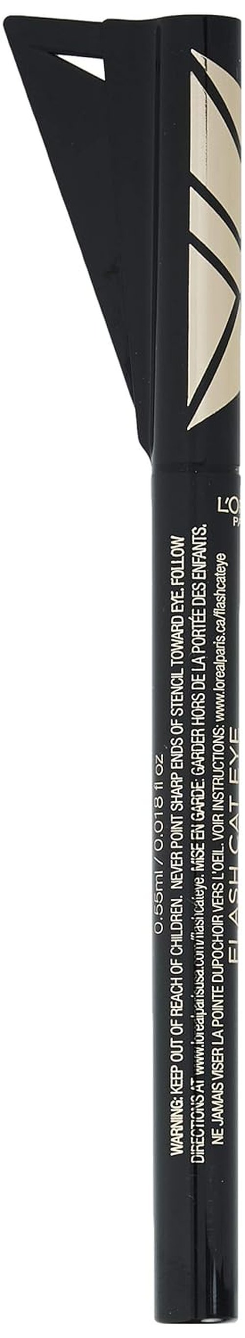 L'Oreal Paris Infallible Flash Cat Eye Liquid Eyeliner - Waterproof, Black, 0.44 oz.