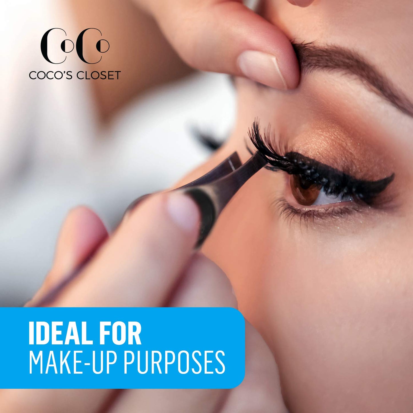 Tweezers for Women Facial Hair – Professional Eyebrow Tweezers for Precision Plucking, Ingrown Hair Removal, Chin, Lash, Brow Shaping & Grooming – Slant Tip Stainless Steel Tweezer Set for Men & Women