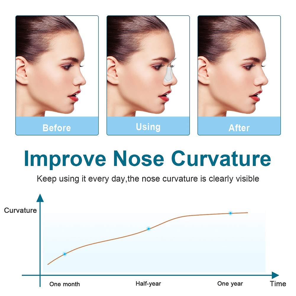 FERNIDA Nose Shaper Up Lifting Clip Nose Shaper for Wide Noses Beauty Nose Slimmer Device Pain Free High Up Tool