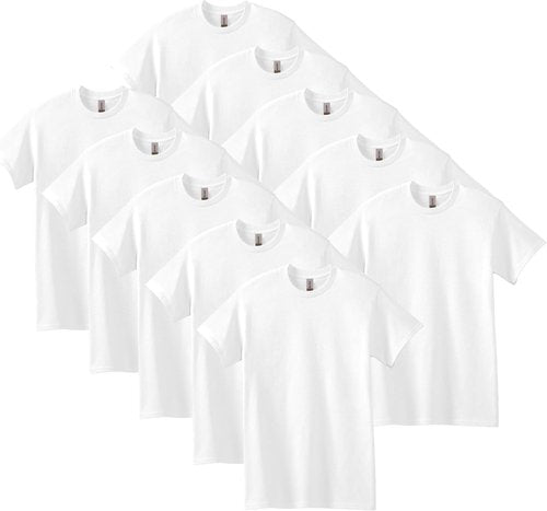 Gildan Heavy Cotton T-Shirt - Comfortable Adult Tee | Multipack Available in Various Colors