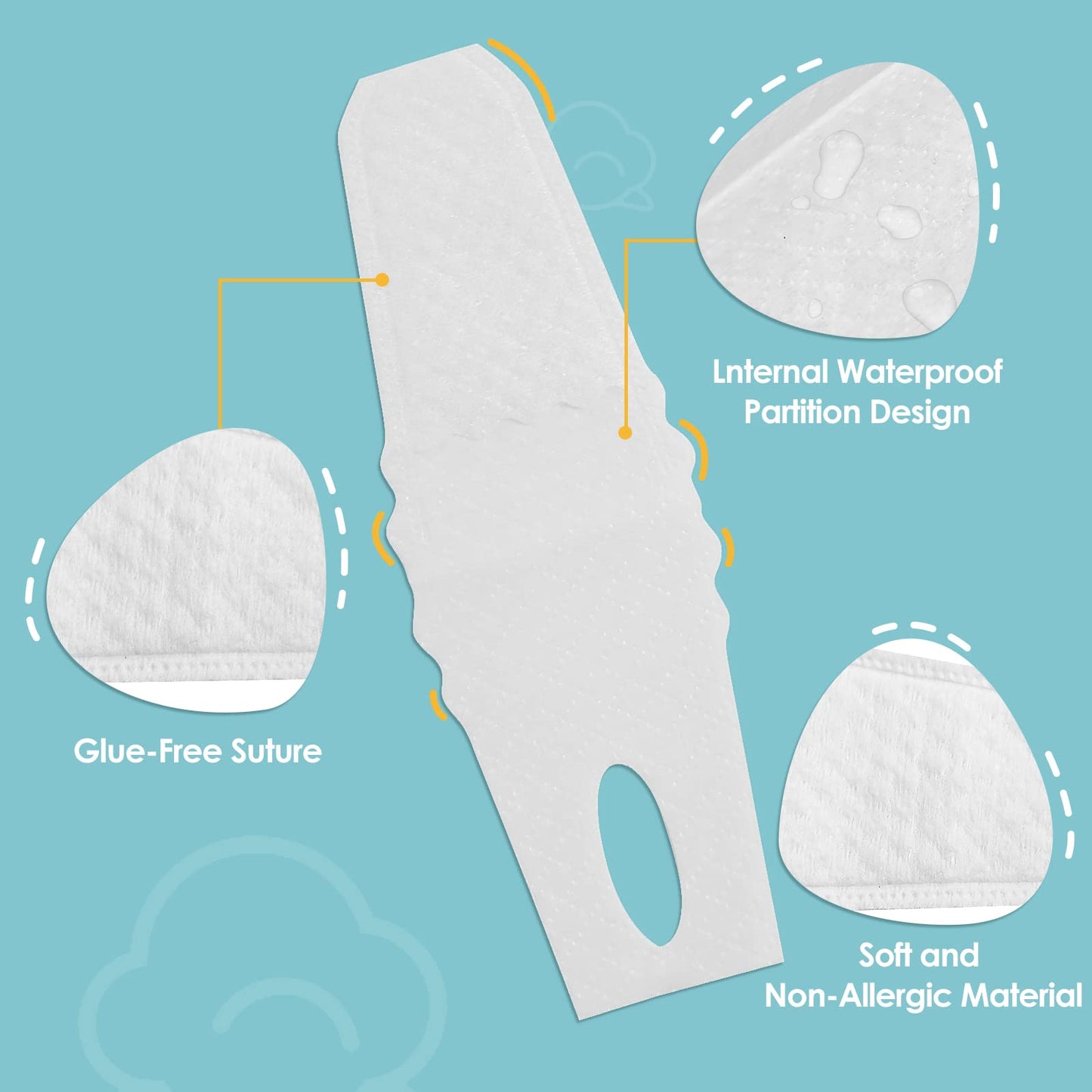 dearlomum Toddler Baby Dry Wipes, Baby Newborn Tongue Cleaner, 60PCS Disposable Infant Wipes Clean Baby Mouth,Gauze Gum Cleaner Toothbrush Baby Oral Cleaning Stick Dental Care for 0-36 Month Baby