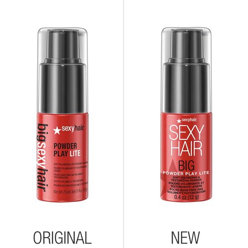 SexyHair Big Powder Play Lite Soft Volumizing & Texturizing, 0.4 Oz | Up to 50% More Volume | Lightweight | Invisible