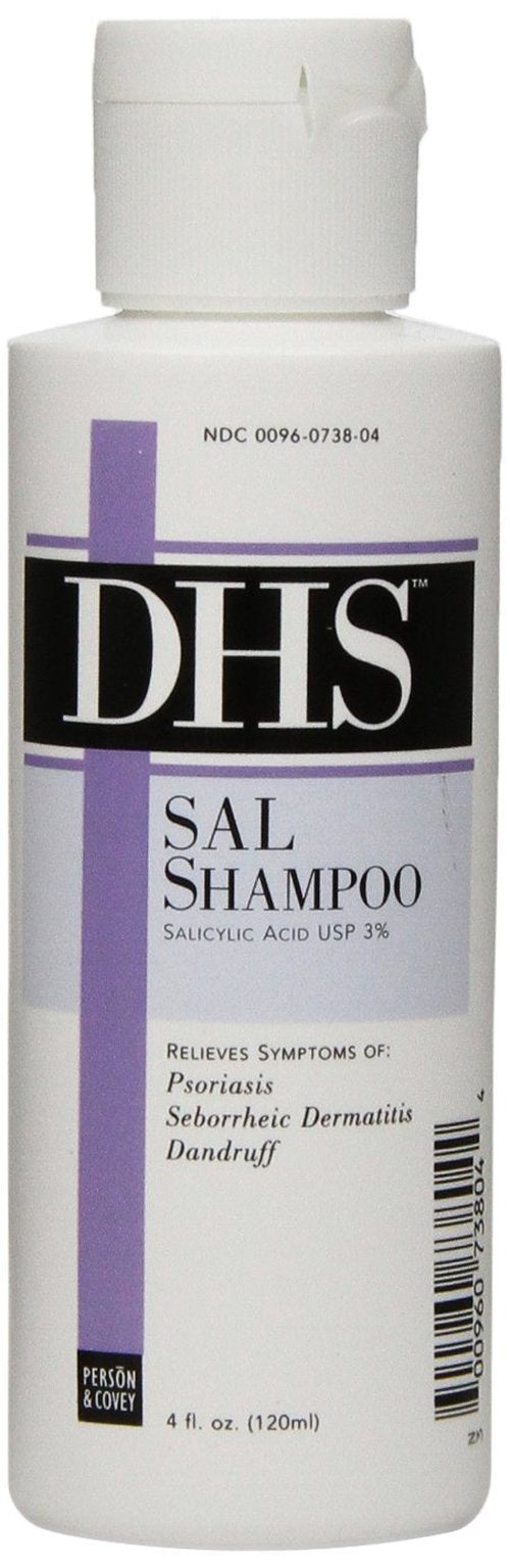 DHS Sal Shampoo - 4 Oz | Therapeutic Scalp Treatment for Dandruff Relief