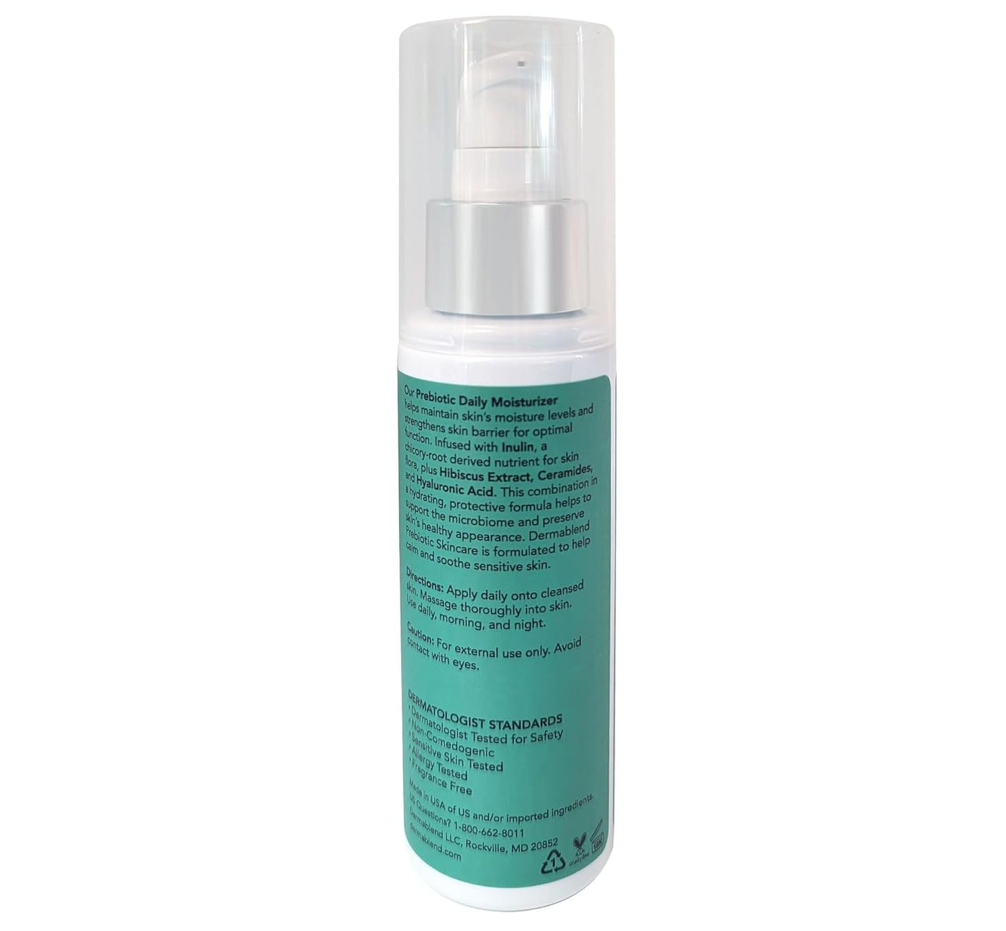 Dermablend Prebiotic Daily Moisturizer - Lightweight Hydration with Probiotics & Hyaluronic Acid | 3 fl oz, Fragrance-Free