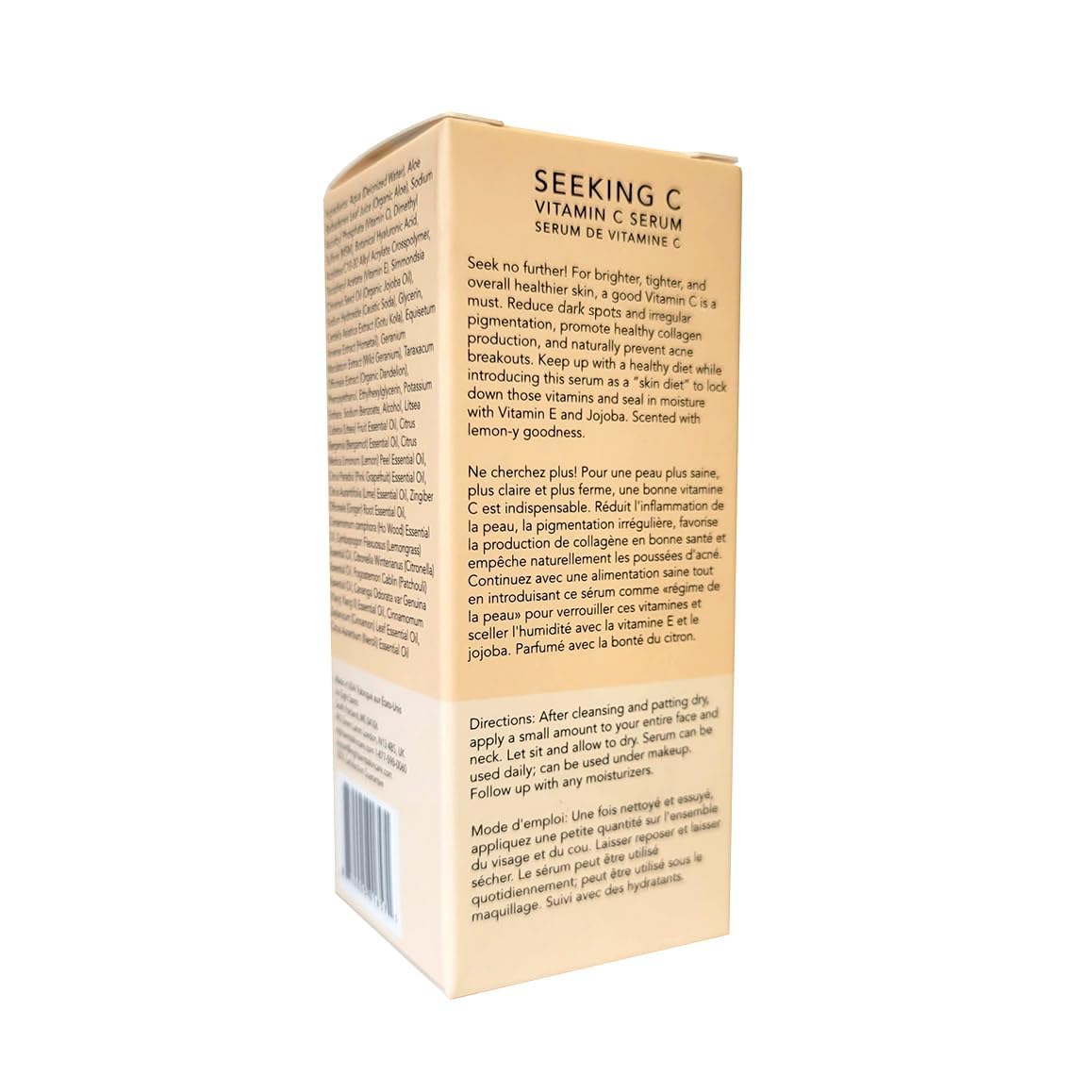 Eight Saints Vitamin C Serum - Hydrating Anti-Aging Facial Serum with Hyaluronic Acid & Vitamin E | 1oz
