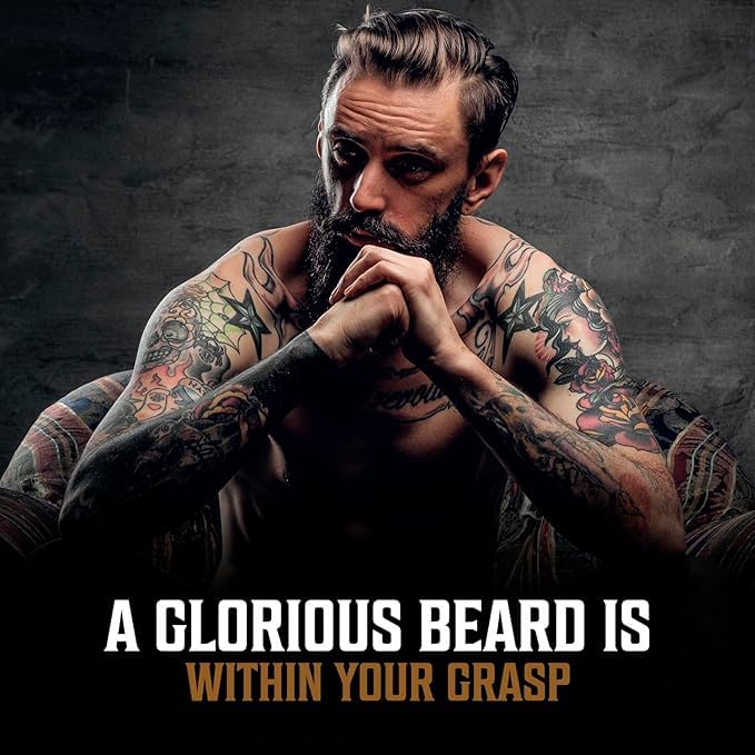 Viking Revolution Palo Santo Beard Oil - Natural Argan & Jojoba Oil Beard Conditioner | Softens & Moisturizes (1 Pack)