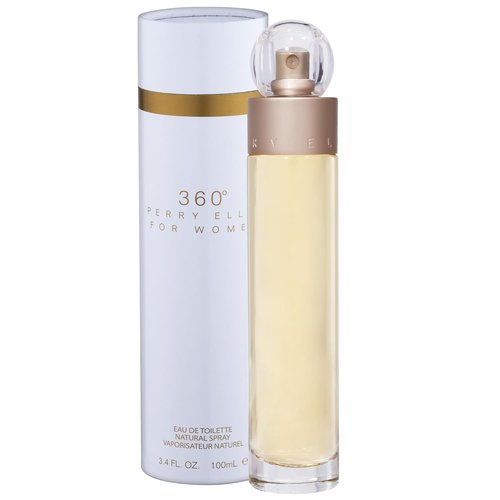 Perry Ellis 360° Eau De Toilette Spray for Women - Light Floral Perfume, Long Lasting | 3.4 fl oz (100 mL)