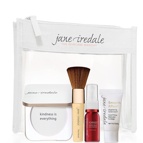 Jane Iredale The Skincare Makeup Essentials Set - Perfect for Flawless Skin | All-in-One Kit
